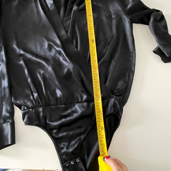 T by Alexander Wang Bodysuit Silk Blouse - Picture 7 of 9